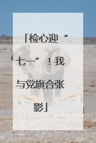 检心迎“七一”！我与党旗合张影