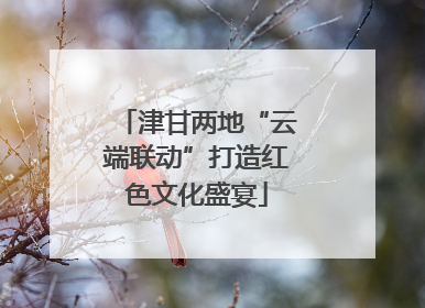 津甘两地“云端联动”打造红色文化盛宴
