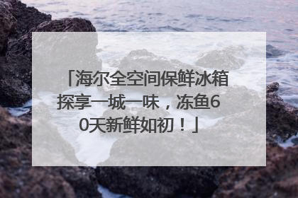 海尔全空间保鲜冰箱探享一城一味，冻鱼60天新鲜如初！