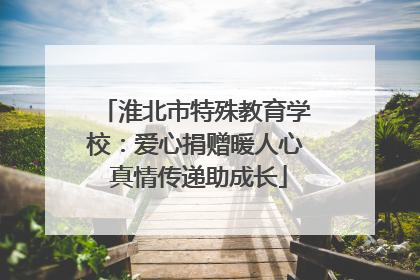 淮北市特殊教育学校：爱心捐赠暖人心 真情传递助成长