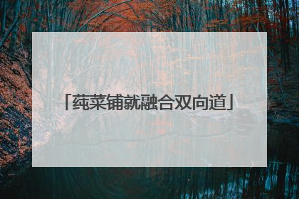 莼菜铺就融合双向道