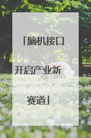 脑机接口开启产业新赛道
