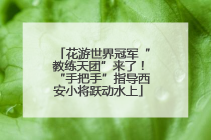 花游世界冠军“教练天团”来了！“手把手”指导西安小将跃动水上