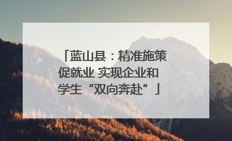 蓝山县：精准施策促就业 实现企业和学生“双向奔赴”
