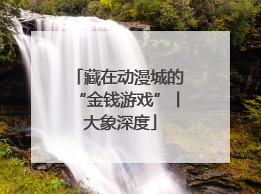 藏在动漫城的“金钱游戏”丨大象深度