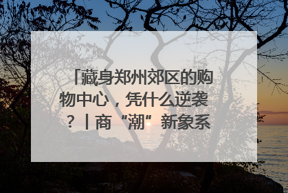 藏身郑州郊区的购物中心，凭什么逆袭？丨商“潮”新象系列观察之四