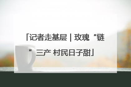 记者走基层｜玫瑰“链”三产 村民日子甜