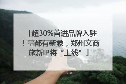 超30%首进品牌入驻！亳都有新象，郑州文商旅新IP将“上线”