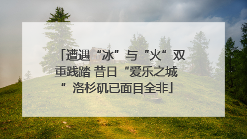 遭遇“冰”与“火”双重践踏 昔日“爱乐之城”洛杉矶已面目全非