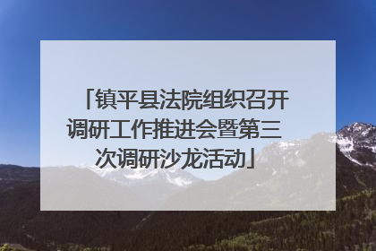 镇平县法院组织召开调研工作推进会暨第三次调研沙龙活动