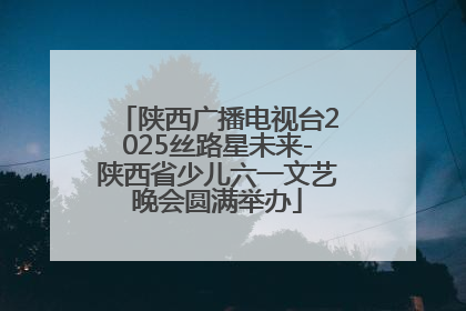 陕西广播电视台2025丝路星未来-陕西省少儿六一文艺晚会圆满举办