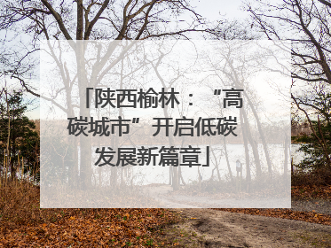 陕西榆林：“高碳城市”开启低碳发展新篇章