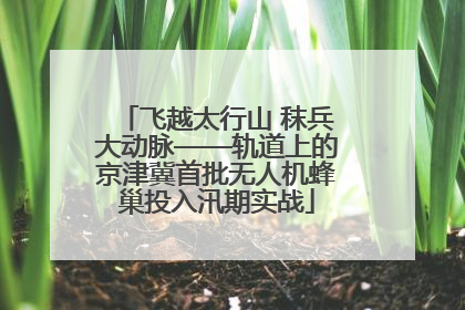 飞越太行山 秣兵大动脉——轨道上的京津冀首批无人机蜂巢投入汛期实战