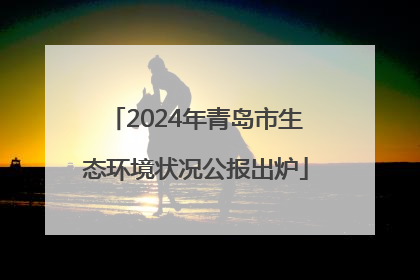 2024年青岛市生态环境状况公报出炉