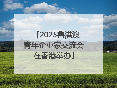 2025鲁港澳青年企业家交流会在香港举办