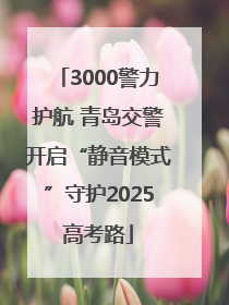 3000警力护航 青岛交警开启“静音模式”守护2025高考路