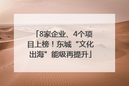 8家企业、4个项目上榜！东城“文化出海”能级再提升