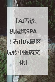 AI舌诊、机械臂SPA！看山东展区玩转中医药文化