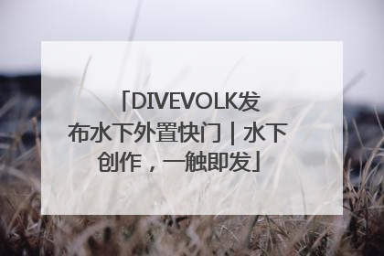 DIVEVOLK发布水下外置快门｜水下创作，一触即发
